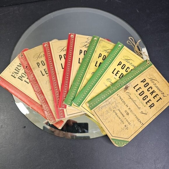 1940s-50s John Deere Farmer's Pocket Ledgers 7pc Collection Lot Amazing! Canada - Picture 13 of 13